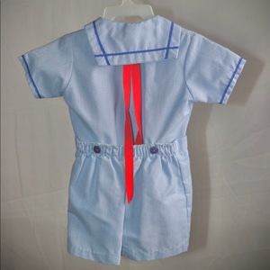 Baby blue sailor body suit !